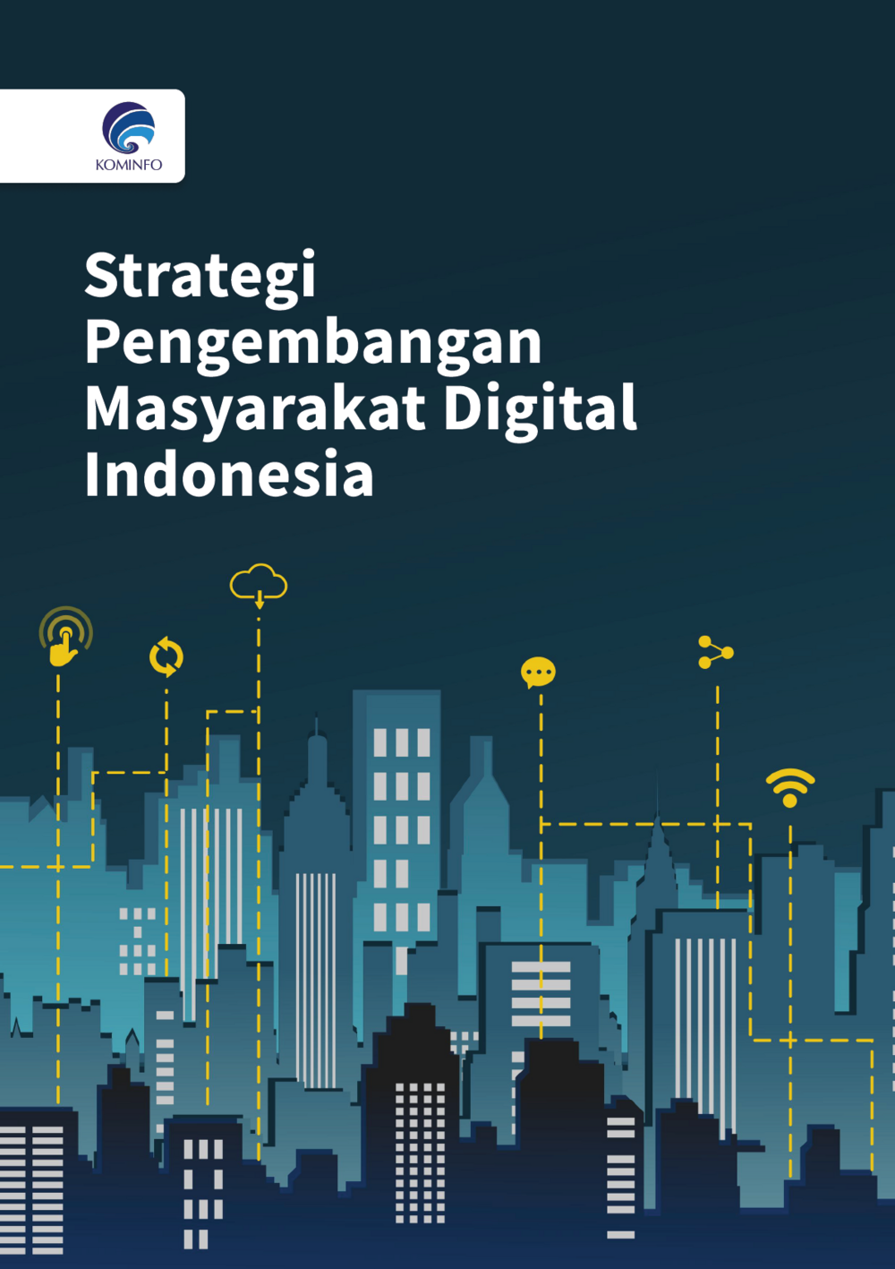 Gambar: Cover Buku Strategi Pengembangan Masyarakat Digital Indonesia