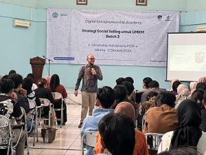 Bersama Go Nusantara, DEA Adakan Pelatihan Pelatihan Strategi Social Selling di UNINDRA