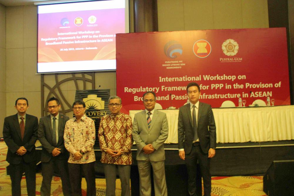 Gambar: Kepala Balitbang SDM Kominfo Buka Workshop Internasional “Regulatory Framework for PPP in the Provision of Broadband Passive Infrastructure in ASEAN”
