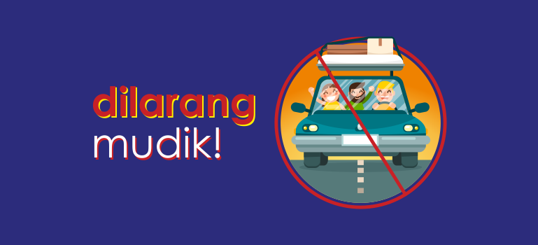 Gambar: dilarang mudik 