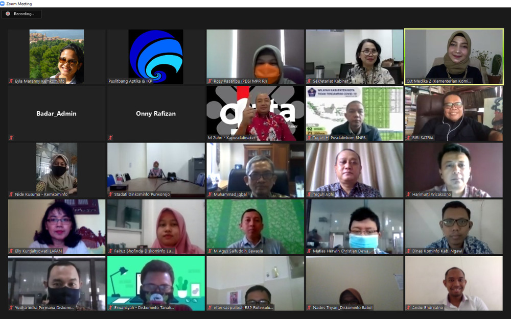 Gambar: Room B Webinar [hosted by: Cut Medika, peneliti pertama]