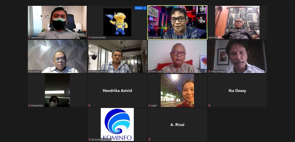 Gambar: Audiensi dari Persatuan Karyawan Film dan Televisi Indonesia (KFT Indonesia)