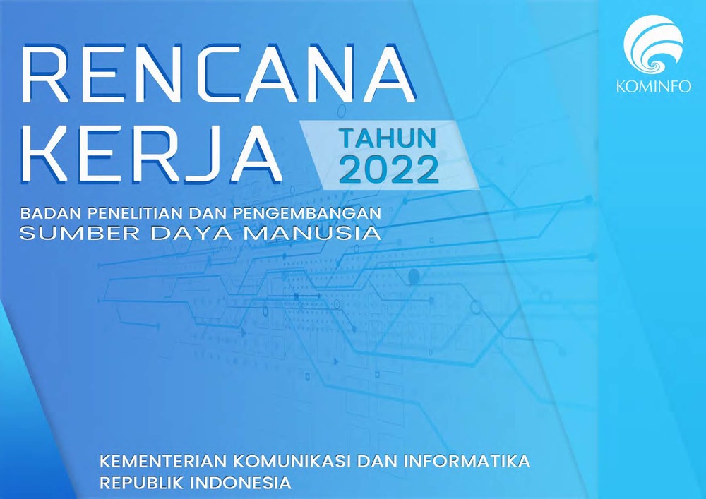 Gambar: Renja Badan Litbang SDM Tahun 2022