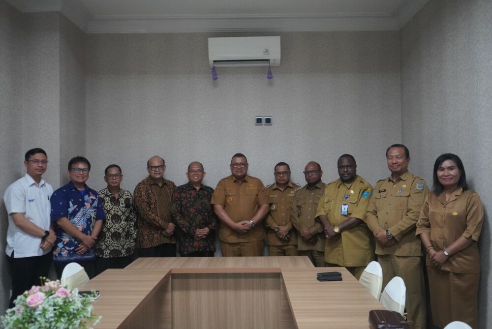 Gambar: Foto Kegiatan Audiensi Badan Pengembangan SDM Kominfo Kementerian Kominfo dengan Pemerintah Provinsi Papua Barat Daya