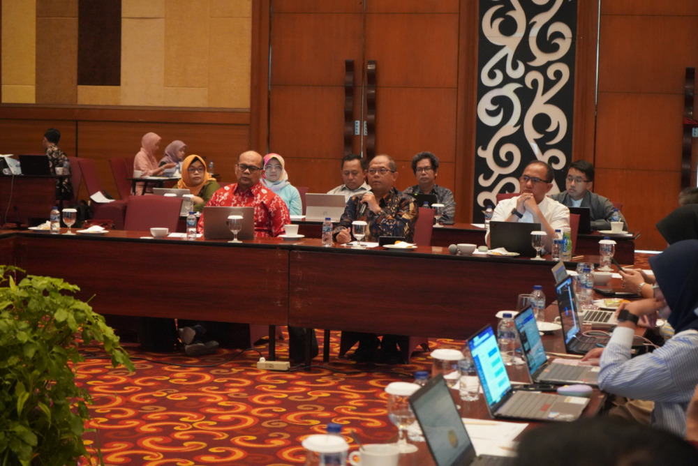 Gambar: Foto Kegiatan Rapat Kerja Teknis Pusat Penelitian dan Pengembangan Sumber Daya Perangkat dan Penyelanggaraan Pos dan Informatika (Puslitbang SDP3I) Kementerian Kominfo RI