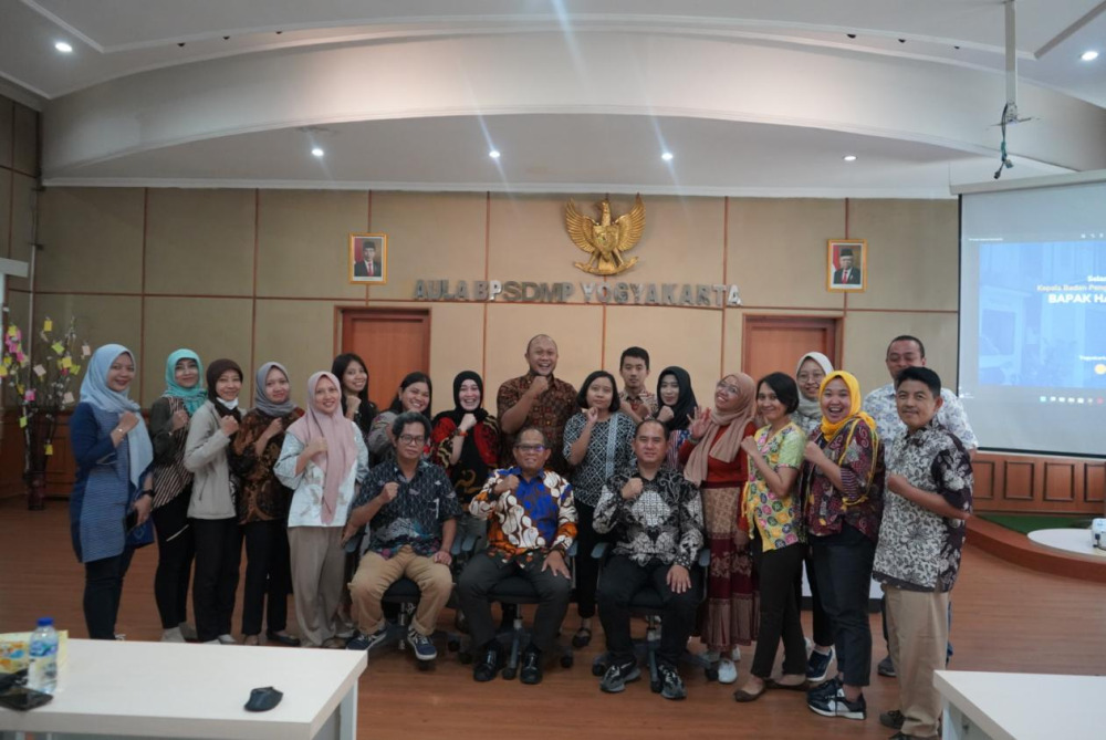 Gambar: Foto Kepala Badan Pada Kegiatan Kick Off Meeting Kegiatan BPSDMP Yogyakarta Tahun Anggaran 2024