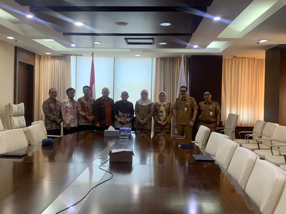 Gambar: Foto Kepala Badan Pada Agenda Penawaran Pelatihan DLA untuk Pemerintah Provinsi Kalimantan Timur