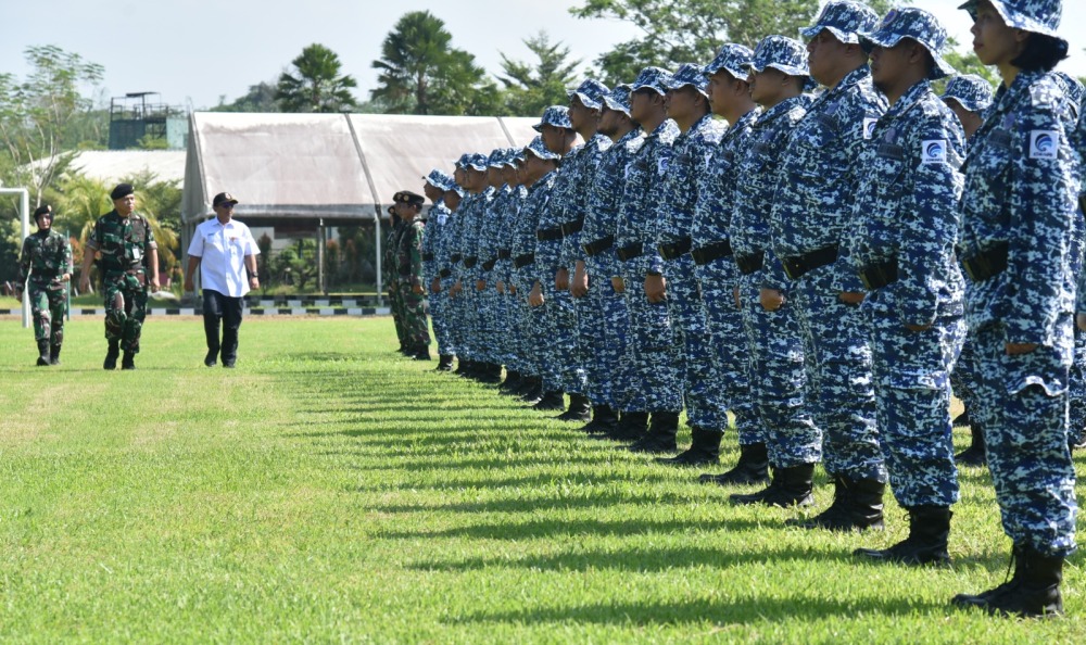 Gambar: Foto Kegiatan Orientasi Pegawai Pemerintah Dengan Perjanjian Kerja (PPPK) KemKominfo Berkerjasama dengan Pelatihan Kader Bela Negara Badiklat Kemhan