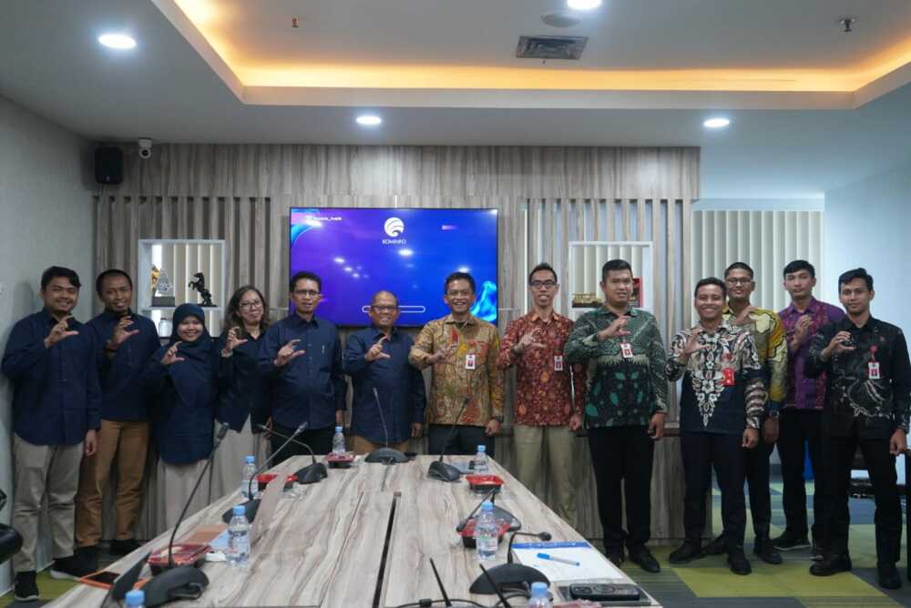 Gambar: Foto Diskusi Kerjasama BPSDM Kominfo dan BSSN dalam Pengembanngan Talenta Digital di Bidang Cyber Security