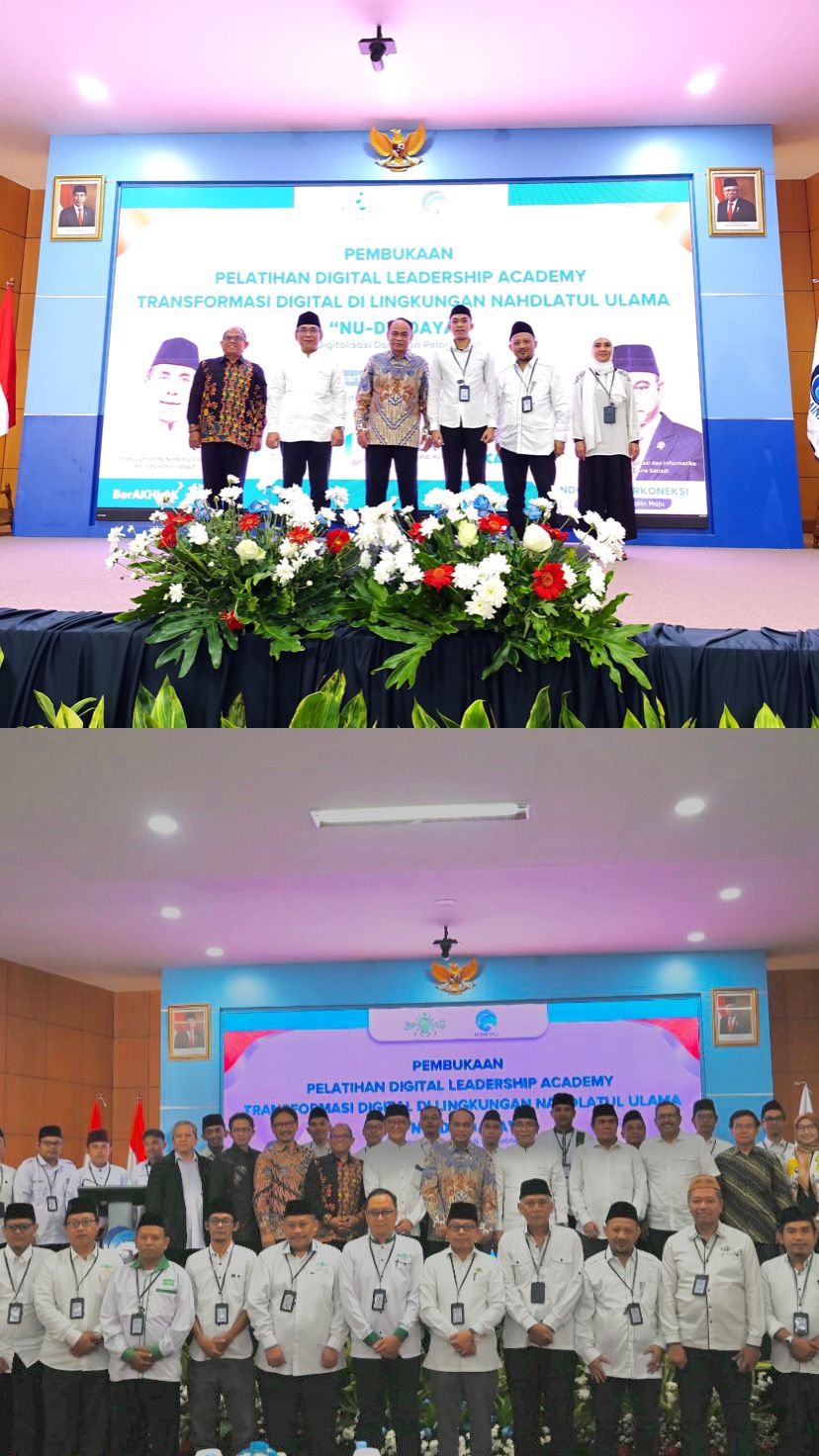 Gambar: Foto Kegiatan Pembukaan Pelatihan Digital Leadership Academy (DLA) 2024 untuk pimpinan Nahdlatul Ulama (NU) 