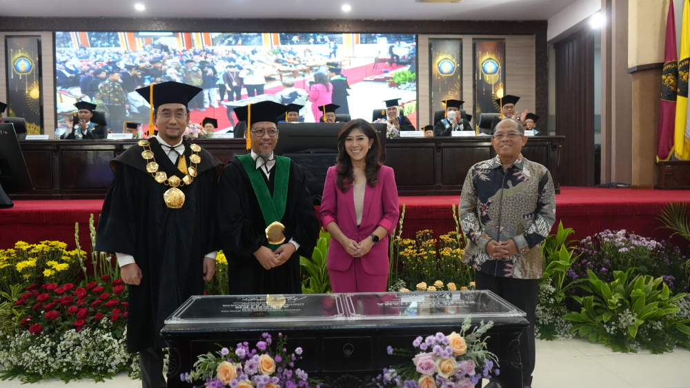 Gambar: Foto Kegiatan Menkomdigi Paparkan Visi Ekonomi Digital dalam Orasi Ilmiah di Universitas Brawijaya