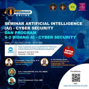 Seminar Artificial Intelligence (AI) - Cyber Security dan Program S-2 Bidan AI - Cyber Security
