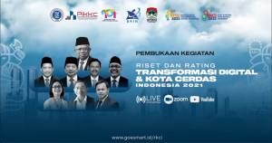 Pembukaan Acara Riset Rating Transformasi Digital Indonesia Dan Rating Kota Cerdas Indonesia 2021