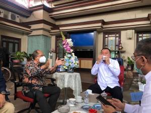 Kunjungan ke rumah dinas Wakil Gubernur Kalimantan Selatan
