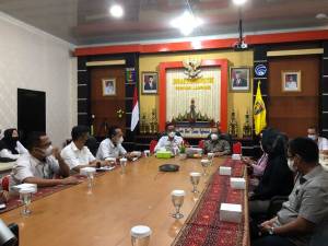 Audiensi dengan Kadis Kominfo Kota Bandar Lampung