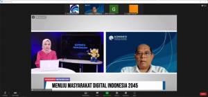 Live dialog tayangan Kominfo TV News GR