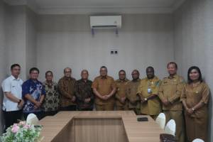 Foto Kegiatan Audiensi Badan Pengembangan SDM Kominfo Kementerian Kominfo dengan Pemerintah Provinsi Papua Barat Daya