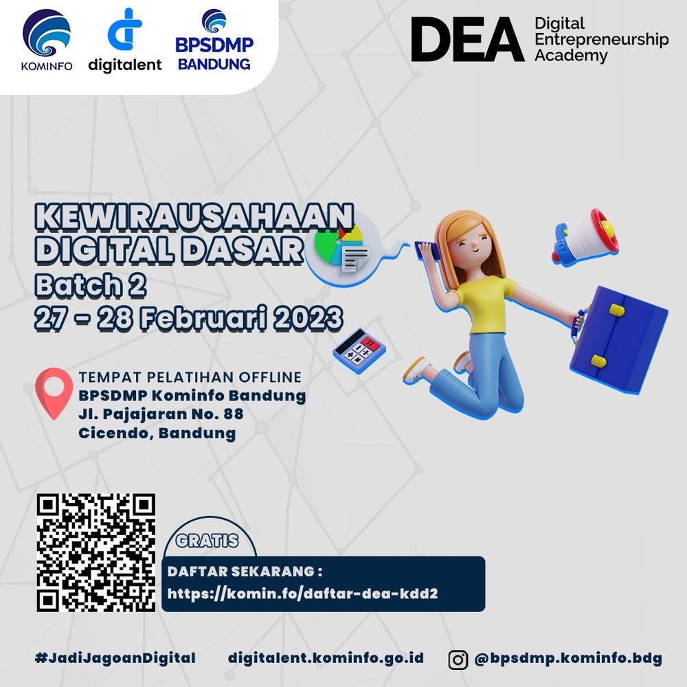 Gambar: DEA Kewirausahaan Digital Dasar (Dasar 1) - Batch 2