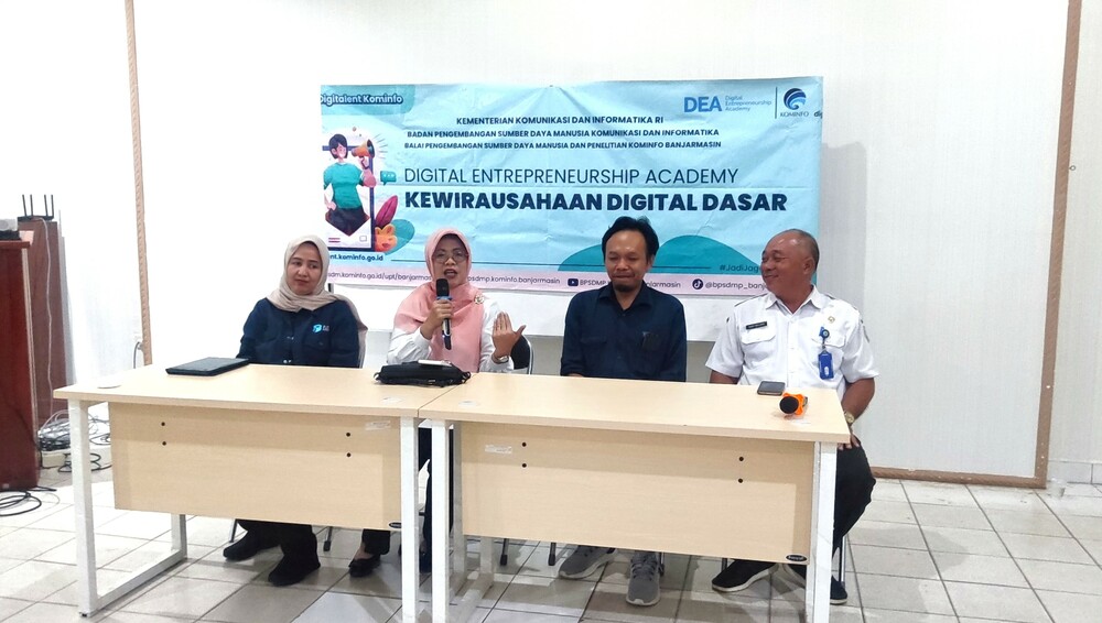 Gambar: Kewirausahaan Digital Dasar & Pemasaran Digital Dasar di Kabupaten Banjar