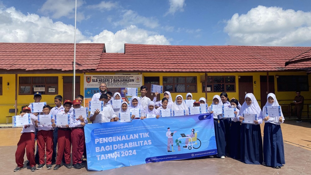 Gambar: BPSDMP Kominfo Banjarmasin Galakkan Pengenalan TIK di 3 Sekolah Luar Biasa di Kota Banjarmasin