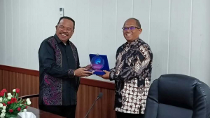Kepala Badan Pengembangan SDM Kementerian Kominfo Lakukan Audiensi dengan Pemprov Kalimantan Tengah