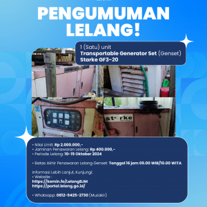 Lelang Generator Set