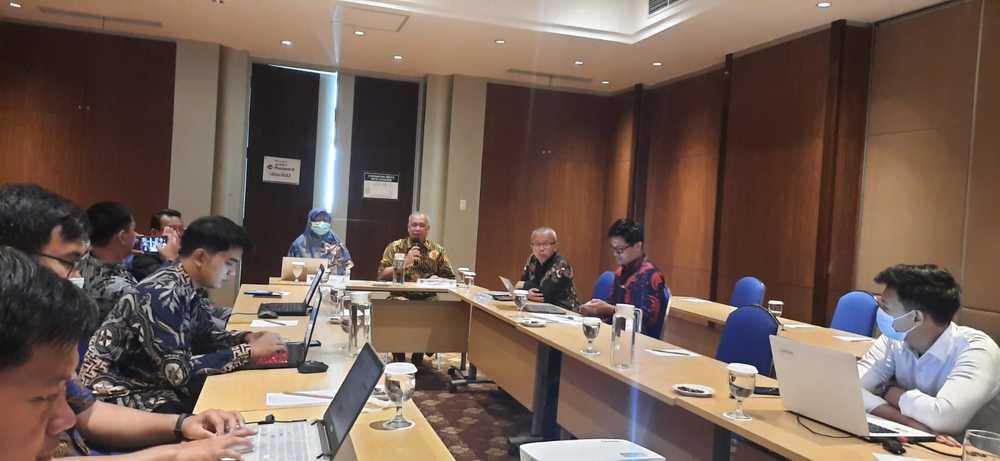 Gambar: Pelaksanaan evaluasi kegiatan pelatihan TA (thematic academy) tahun 2022 BPSDMP Kominfo Jakarta dengan Diskominfo Babel dan Sumsel