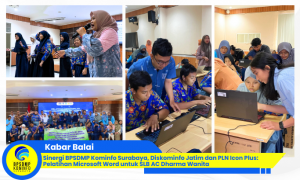 Sinergi BPSDMP Kominfo Surabaya, Diskominfo Jatim, dan PLN Icon Plus: Pelatihan Microsoft Word untuk SLB AC Dharma Wanita